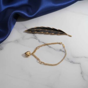 Dainty Heart Charm Chain Bracelet