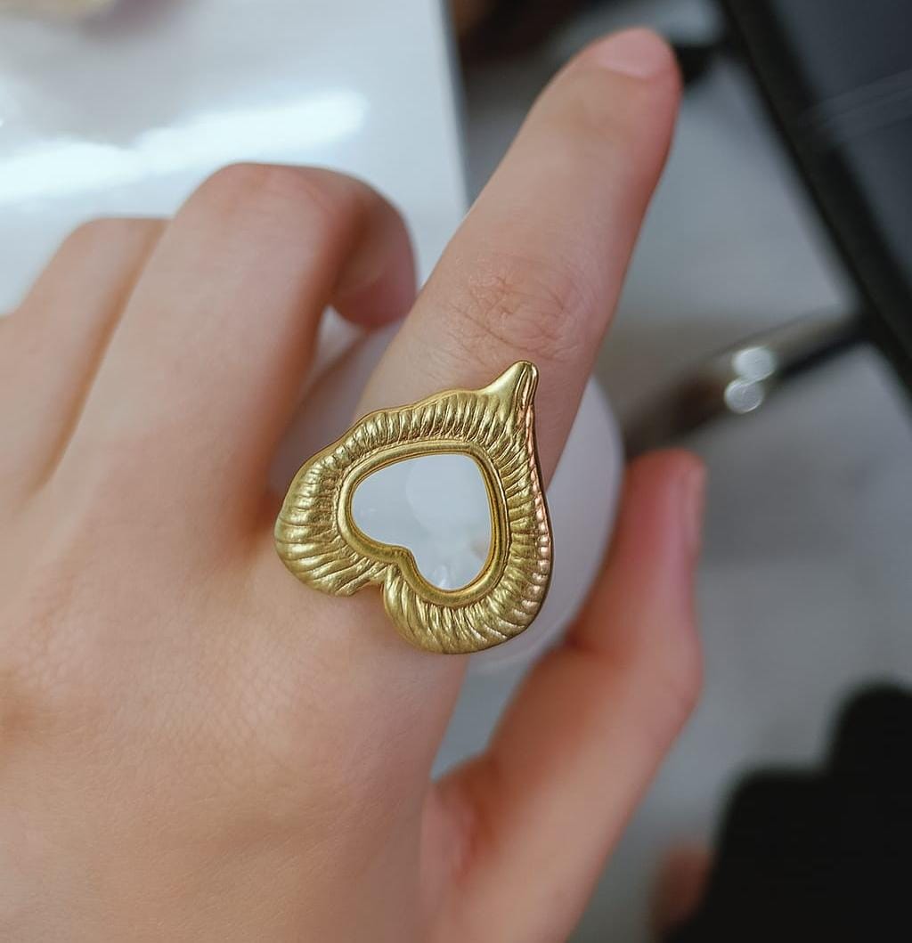 Lumi Heart Statement Ring - Image 2