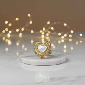 Lumi Heart Statement Ring