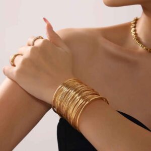 Gold Cuff Bracelet