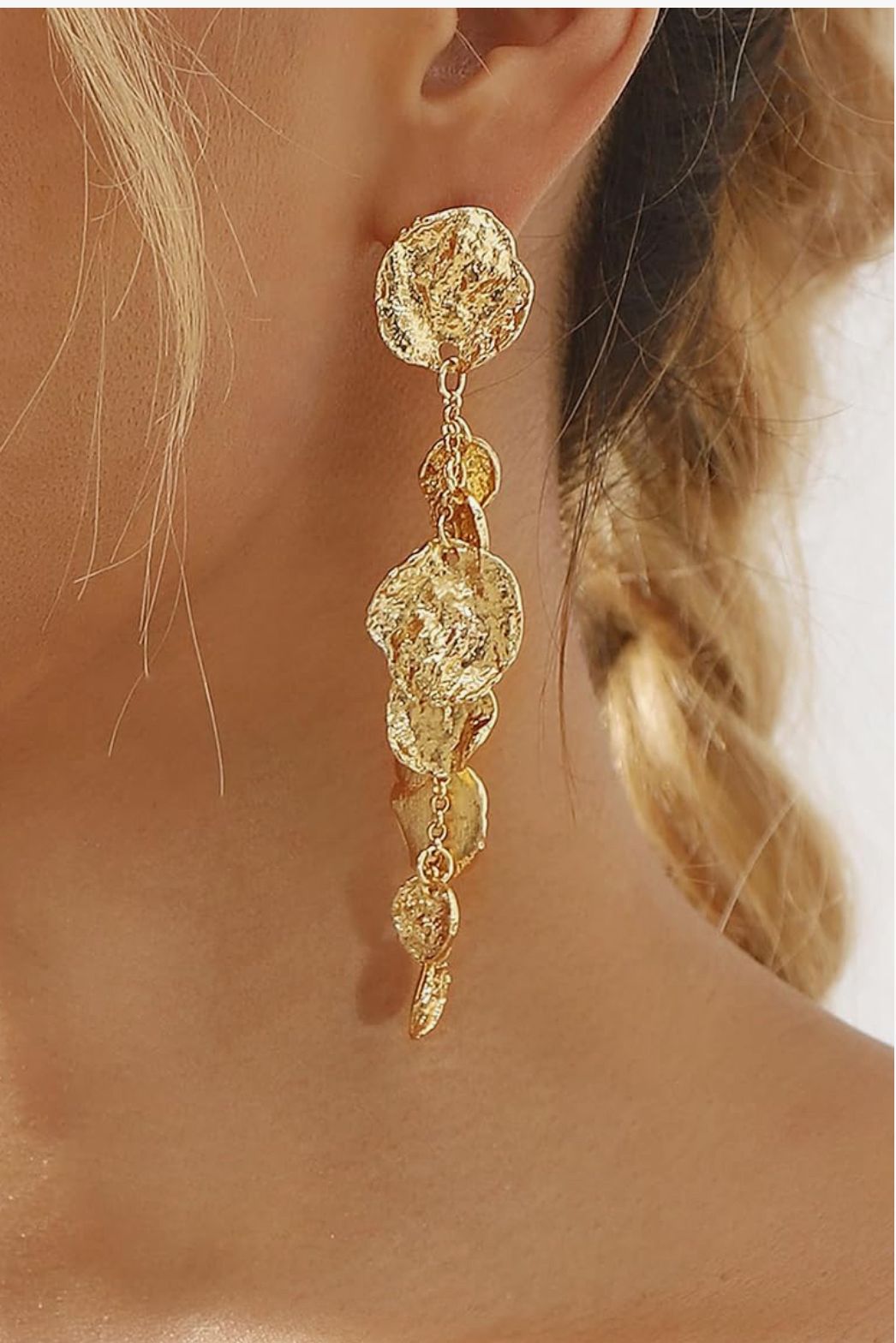 Layered Statement Earrings - Image 3