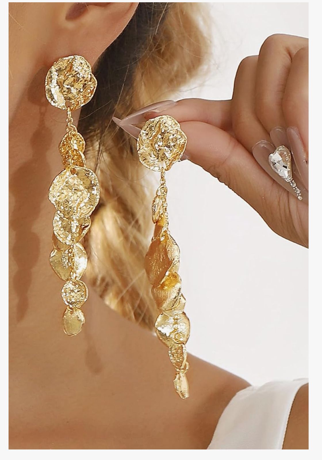 Layered Statement Earrings - Image 2