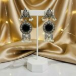 Tribal Lotus Black Stone Drops