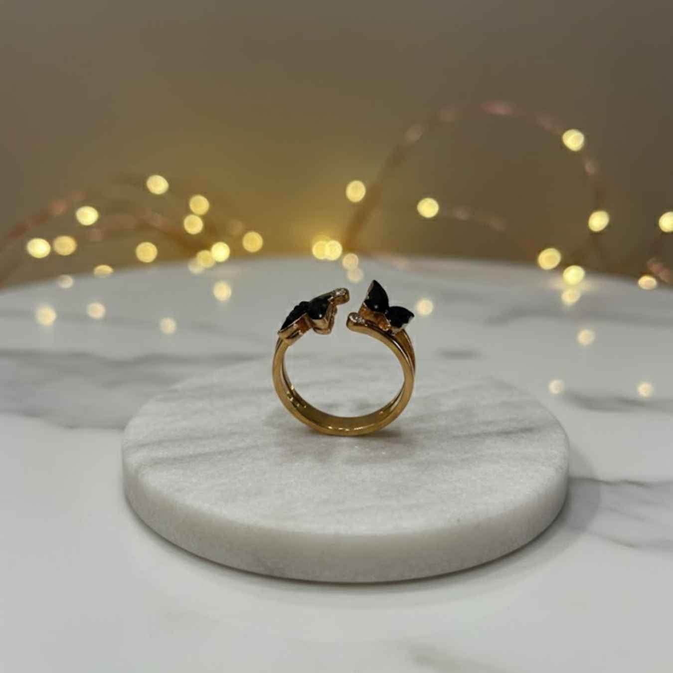 Midnight Butterfly Twin Ring - Image 2