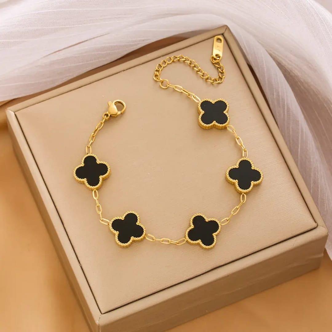 Modern Clover Chain Bracelet