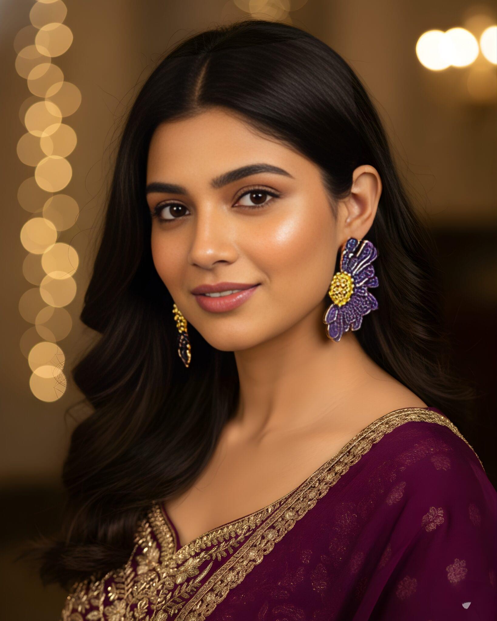 Plum Pop Earrings - Image 2