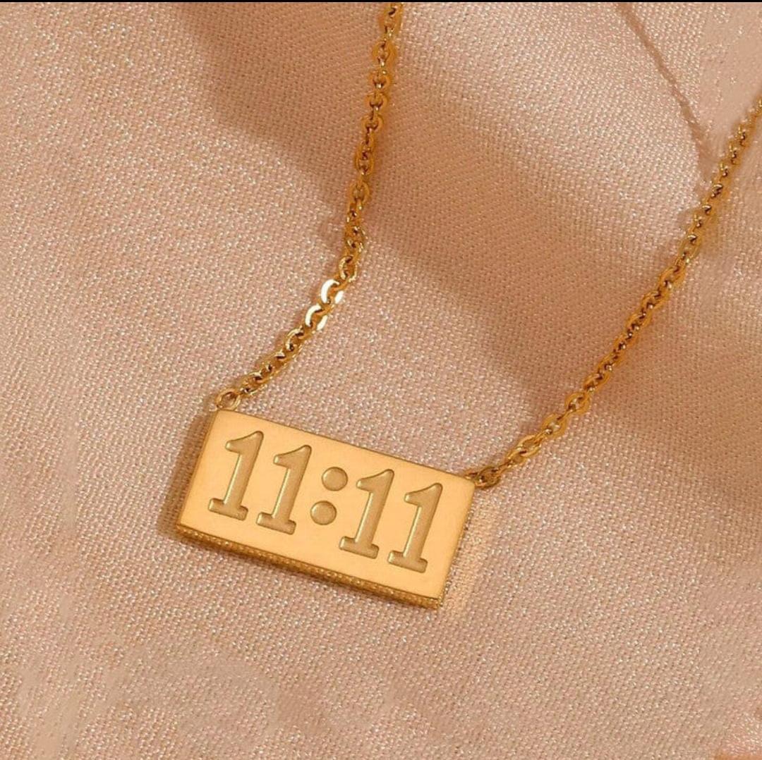 11:11 Number Pendant Chain - Image 2
