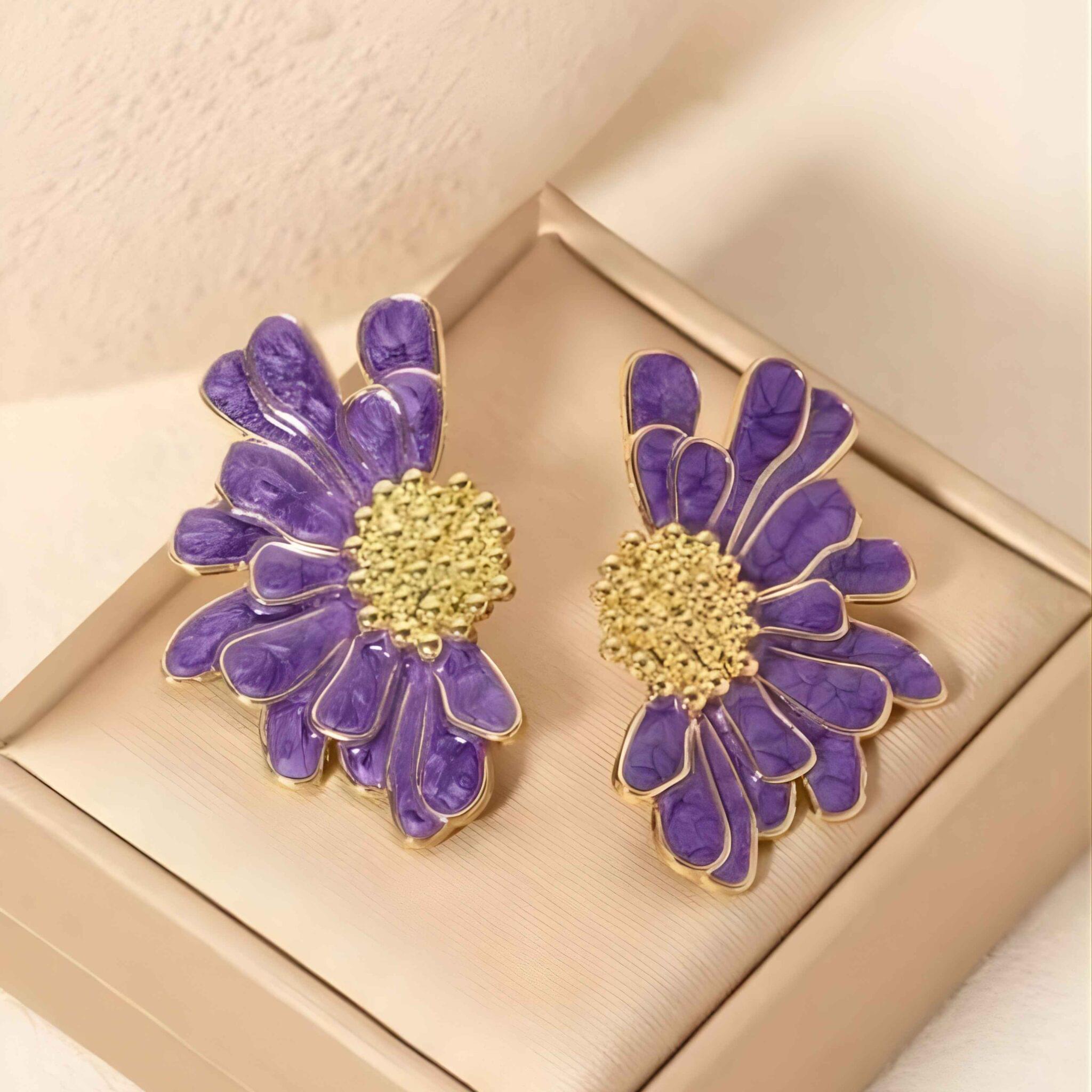 Plum Pop Earrings - Image 3